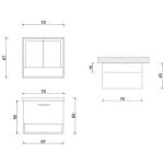 Selen Bathroom Set – Sleek and Functional Bathroom Accessory Collection